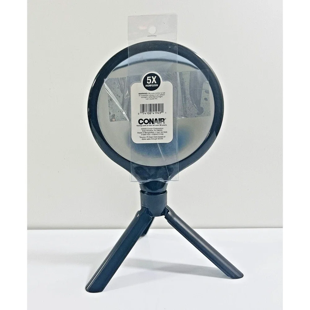 Conair Mirror Makeup - Multi Position & Tri-Pod - 5x & Standard Magnification
